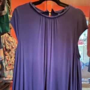 Navy Tommy Hilfiger Short Sleeve Top